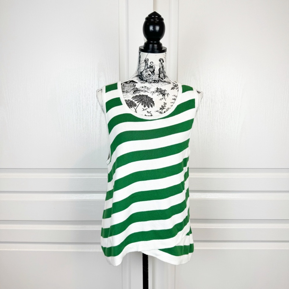 MOTH x ANTHROPOLOGIE Green Valley Knit Tank Top Size Large - Picture 2 of 7